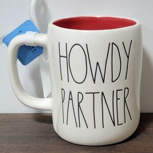 Rae Dunn X Toy Story Mug - 'Howdy Partner'